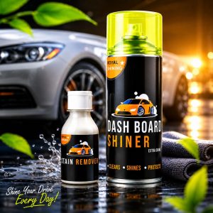 Royal Shining Car Care Kit Stain Remover 100ml + Dashboard Shiner 450ml